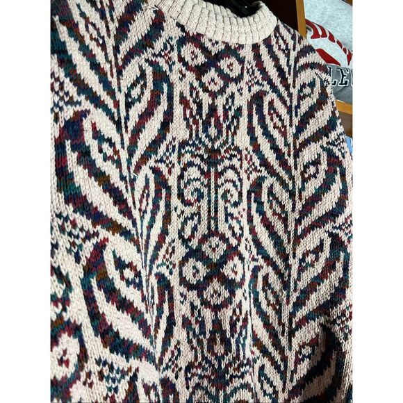 Vintage 80s Eagle Pass Heavy Knit Sweater - Picture 2 of 6